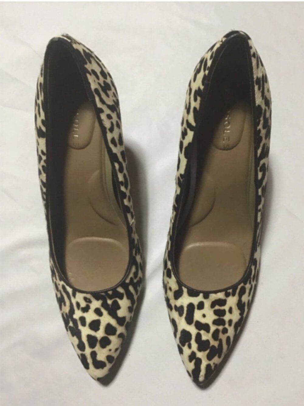 Aerosoles Leopard Print High 4in Heels -10.5